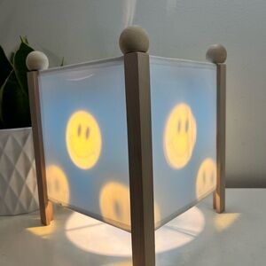 Smiley Face Lantern with Soft Glow